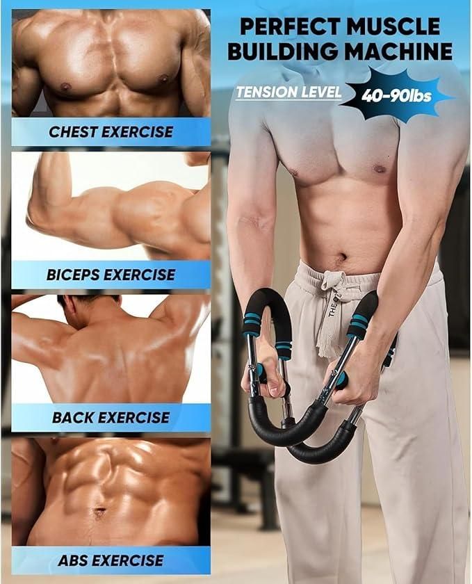 Adjustable Chest Expander for Upper Body Strength Training