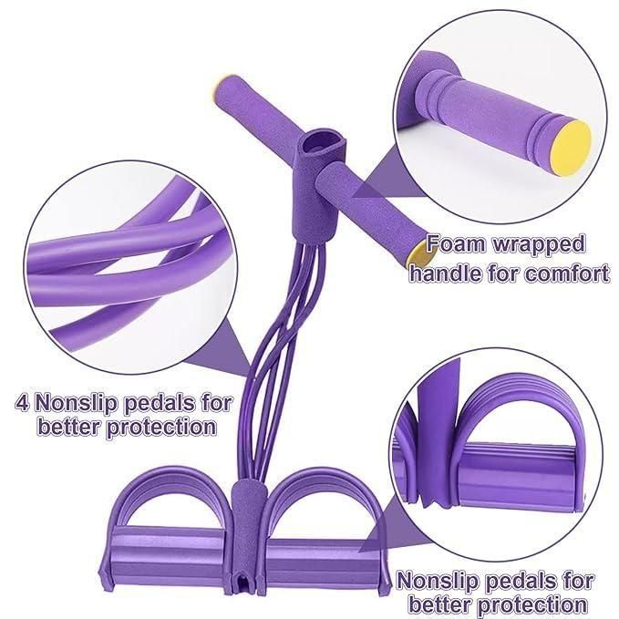 Resistance Band Pedal Trainer for Home Workouts