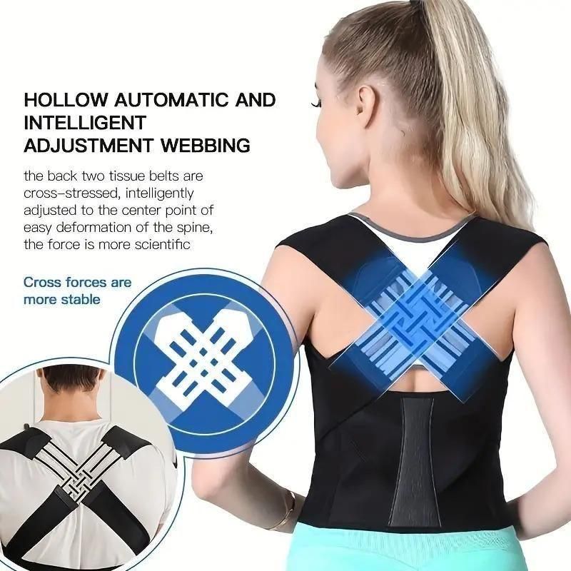 Adjustable Posture Corrector for Back & Shoulder Support