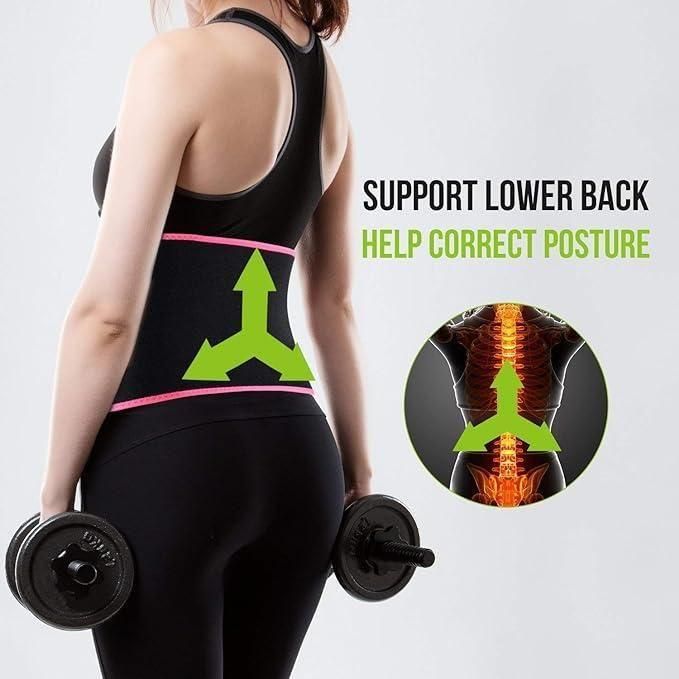 Adjustable Waist Trimmer Belt for Workout & Core Support
