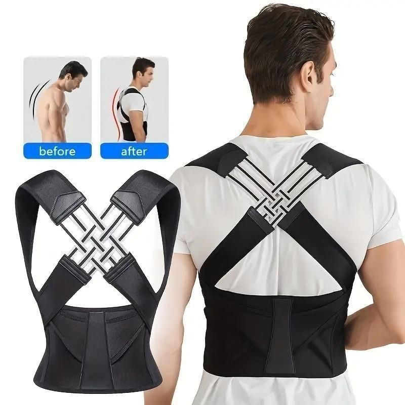 Adjustable Posture Corrector for Back & Shoulder Support