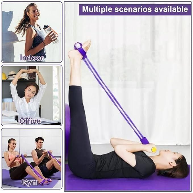 Resistance Band Pedal Trainer for Home Workouts